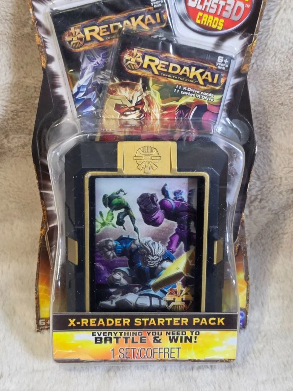 Redakai Conquer The Kairu X-Reader Starter Pack Includes 22 Cards NEW SEALED